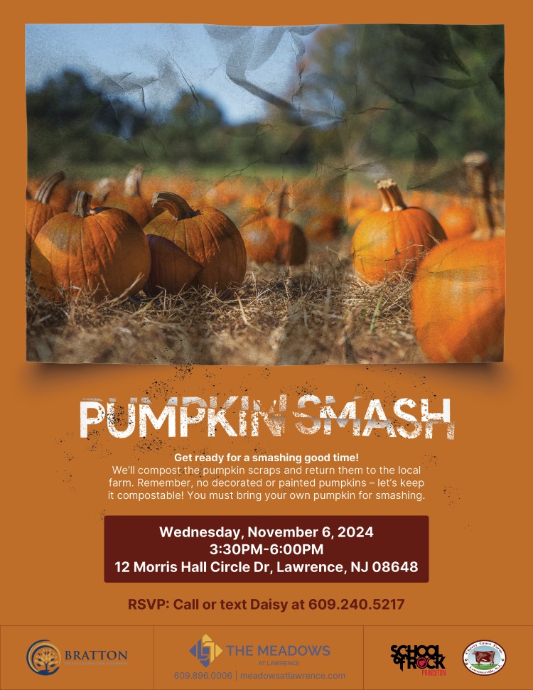 Nov. 6: Smash Your Post-Halloween Pumpkins for a Good Cause