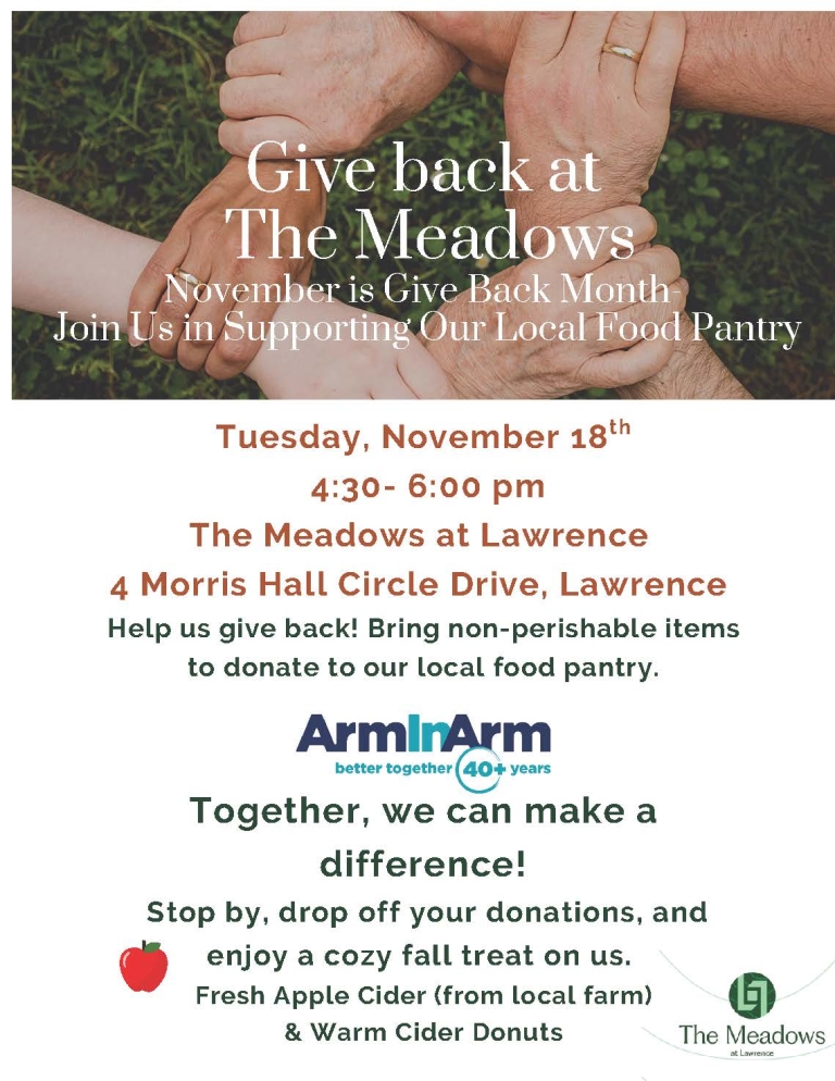 The Meadows Hosts Holiday Food Drive to Support Local Families